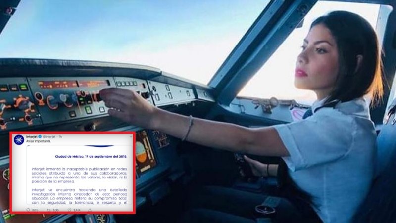 Interjet se disculpa por mensaje de piloto que propuso aventar una bomba durante el Grito.