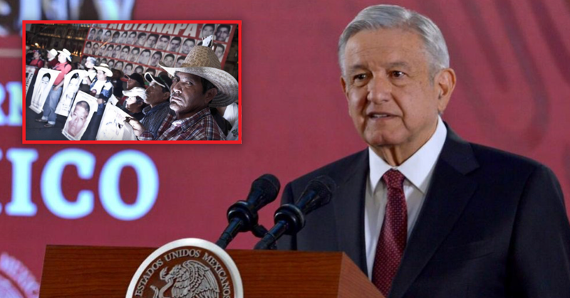 AMLO dará protección a ciudadanos que colaboren con información sobre el caso Ayotzinapa.