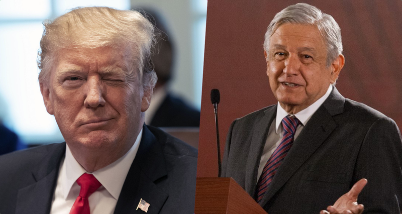 Tenemos gran cooperación con México, AMLO es fantástico: Donald Trump y