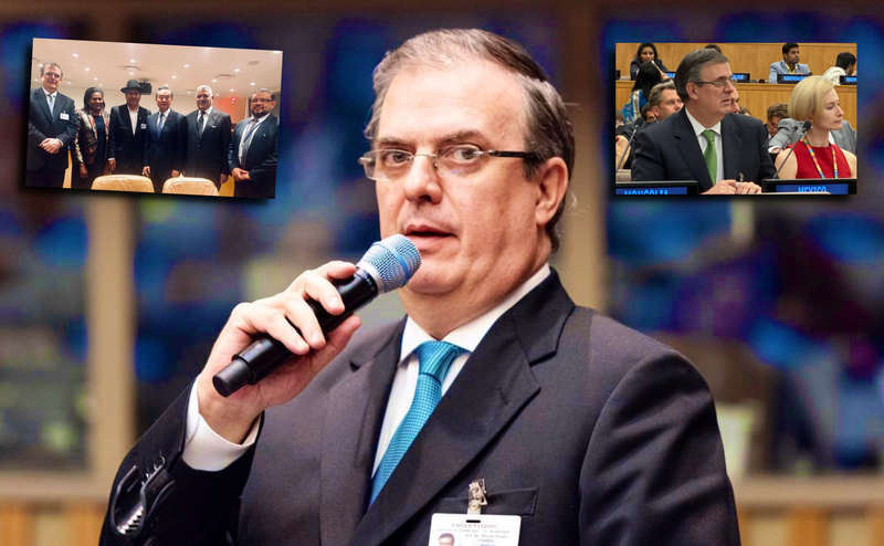 Marcelo Ebrard sigue haciendo valer el liderazgo de México en Latinoamérica.