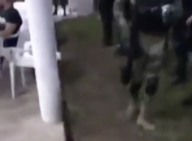 Entre musica, vino y armas de grueso calibre, sicarios del CS celebraron la gran hazaña.