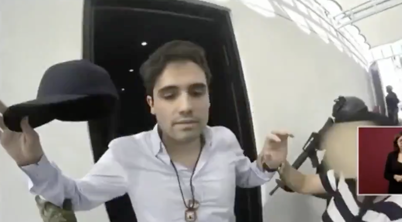 #ÚltimoMomento: Este es el video del momento exacto de la detención de Ovidio Guzmán.