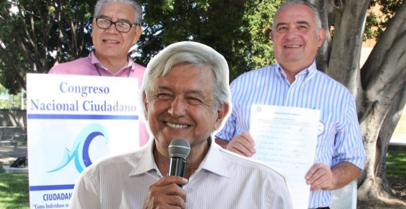 Recaban firmas para enjuiciar a AMLO por traición a la patria; hacen el ridículo, firman solo 40.