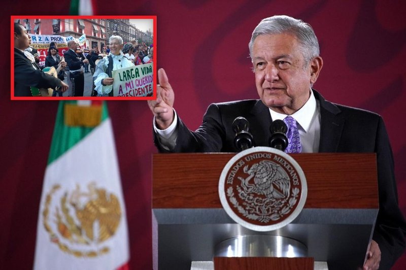 Adelitas le llevan serenata a AMLO por motivo de su cumpleaños. (VIDEO)