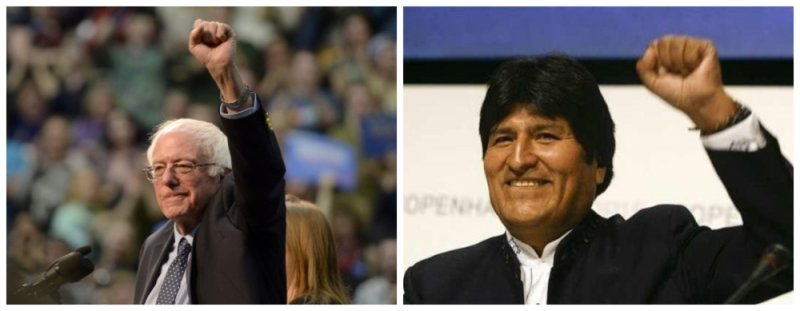 Evo Morales, reconoce apoyo de Bernie Sanders por el golpe de Estado.