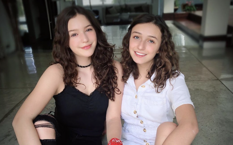 Hijas de Erik Rubín y Andrea Legarreta causan furor en redes tras presumir tenis de 17 mil pesos