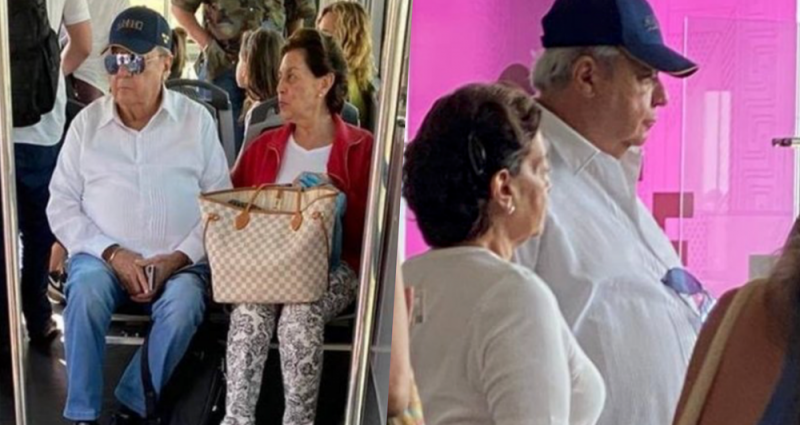 ¡De no creerse! Romero Deschamps experimenta por primera vez en su vida un avión comercial