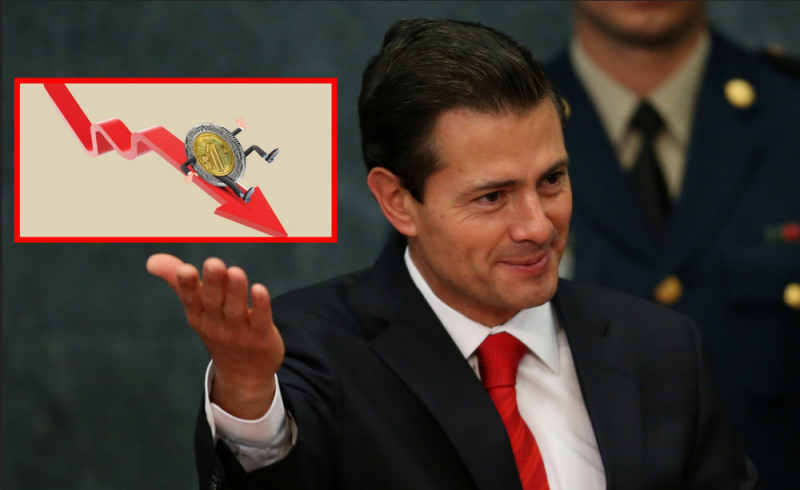 El peso perdió 58% durante los seis años de Peña Nieto