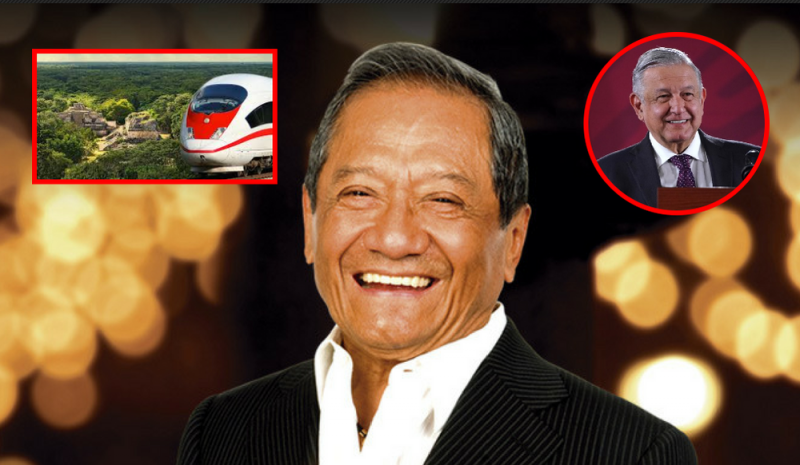 “Ojalá me toque ver el Tren Maya en funciones y pueda sentarme en una de sus butacas”, Manzanero