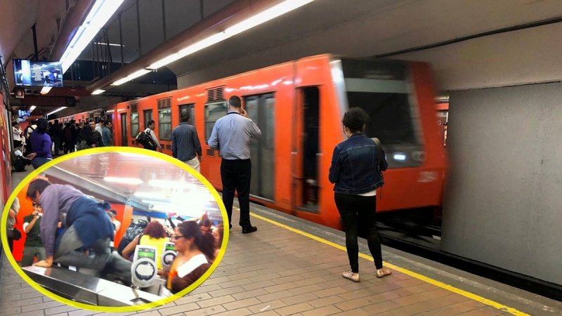 Aproximadamente casi un millón de personas se brincan el tornillete del metro al día