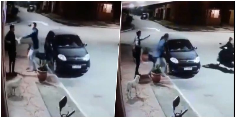 Sujeto se salva de ser asaltado porque el ladrón era su conocido