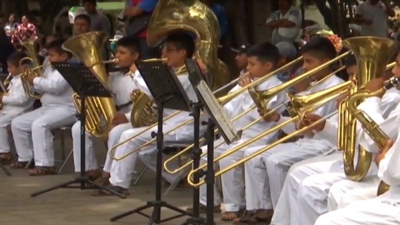 Sujetos roban instrumentos de la banda filarmónica de la sierra mixe y ellos mandan carta a rateros