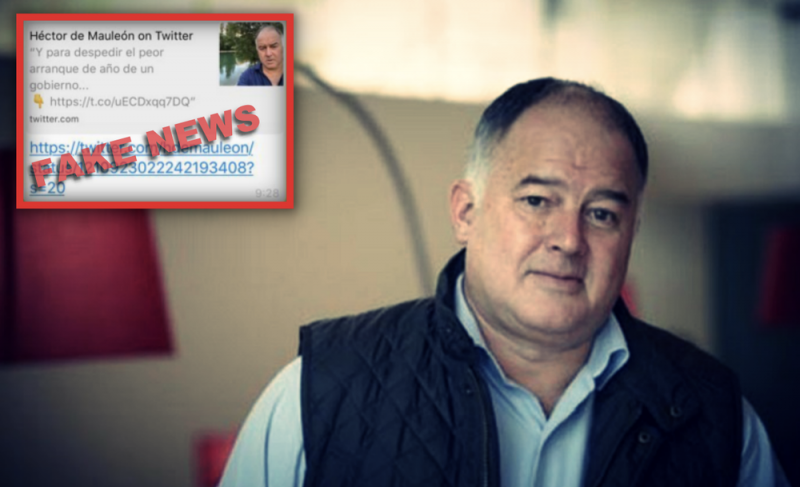 Sin verificar fuente, Héctor De Mauleón difunde otra vez #FakeNews y la SSC lo desmiente