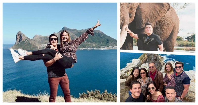 Samuel García presume presume viaje a África con novia y amigos y usuarios lo crítican
