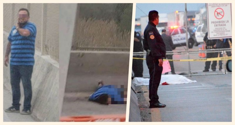 Migrante mexicano se corta la yugular en la línea de EU y México tras negarle ingreso (VIDEO)
