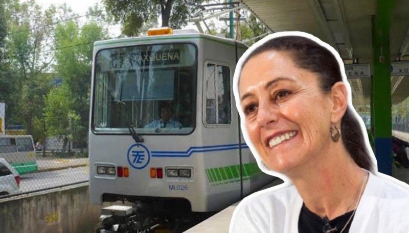  Sheinbaum moderniza y reinaugura el Tren Eléctrico tras 50 años de abandono