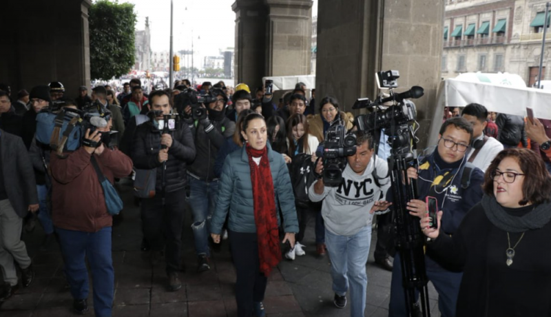 Transcurre exitosamente el simulacro en CDMX, Sheinbaum participa en él 