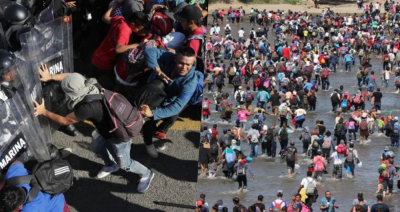 En caravana migrante hay conducción política: AMLO