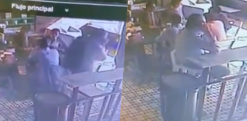 Asaltan a Diputado Federal de Morena, Javier Hidalgo, en cafetería cerca del Senado (VIDEO)