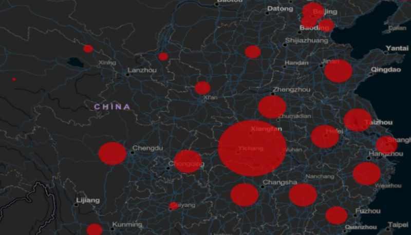 Difunden mapa interactivo para conocer avance del coronavirus