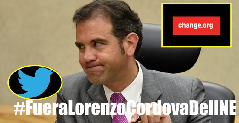 Van más de 14 mil firmas de petición para destituir a Lorenzo Córdova del INE