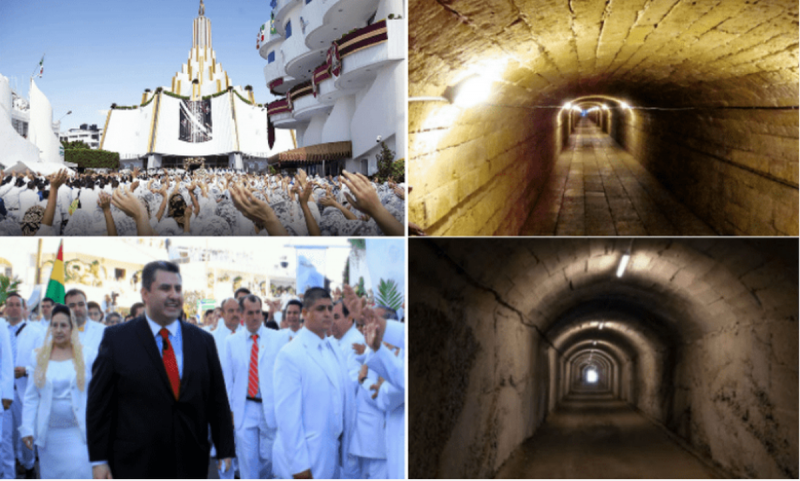 Revelan túneles debajo de iglesia de la Luz del Mundo para escapes; debía oler a Gucci