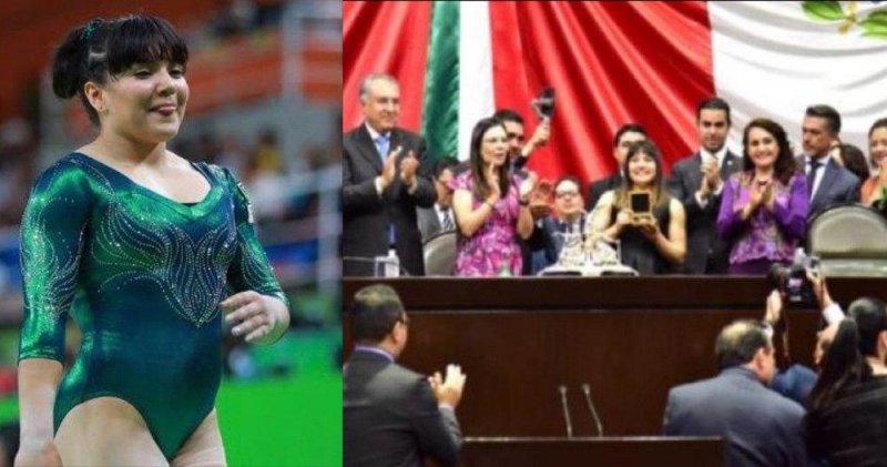 Se burlaron por ser gorda, pero hoy Alexa Moreno recibió el Mérito Deportivo