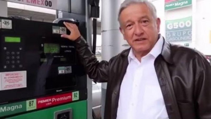 AMLO reitera: “Con la 4T, no habrá más gasolinazos”
