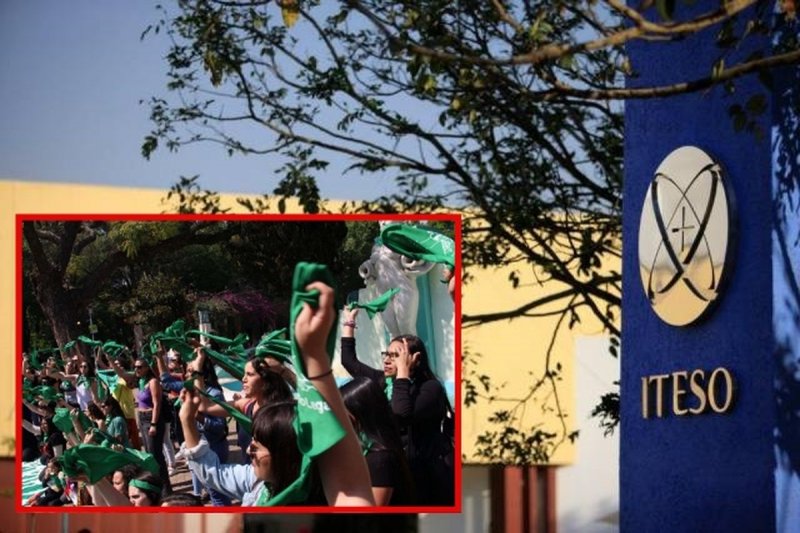 Iteso niega acceso a medio de la UdeG que intentaba cubrir protesta feminista