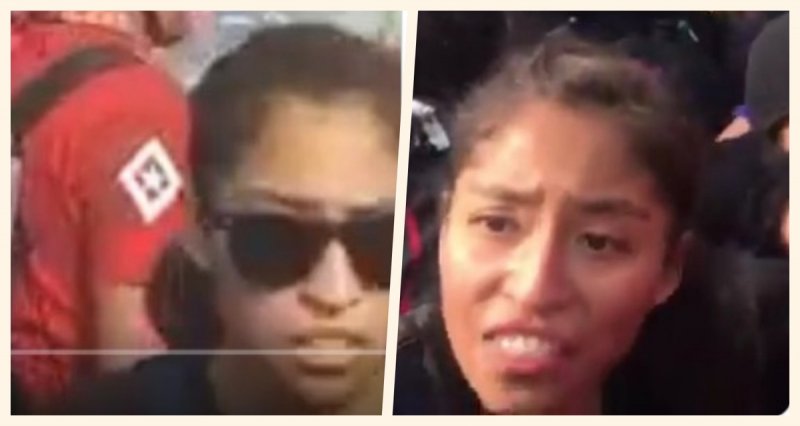 Difunden el rostro sin lentes de la mujer feminista que aventó bomba molotov