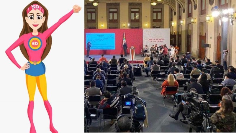 Susana Distancia se hace presente en “La Mañanera” de AMLO