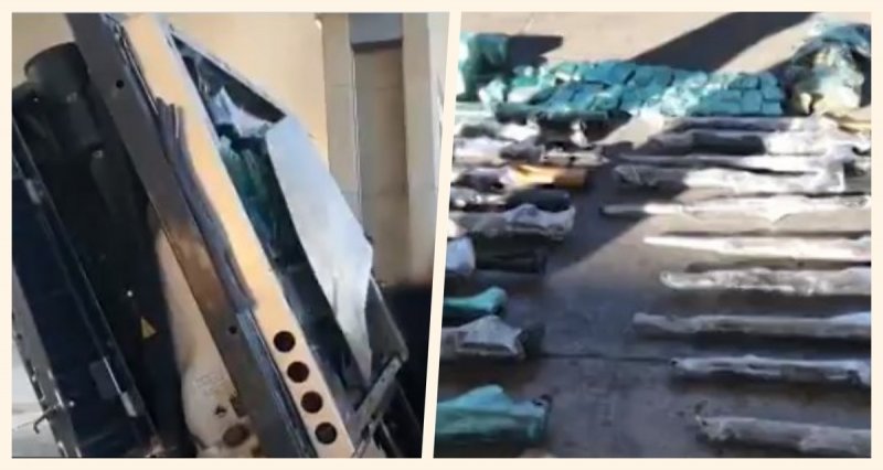 Guardia Nacional y SAT decomisan ARMAS de grueso calibre ocultas en ¡REFRIGERADORES!