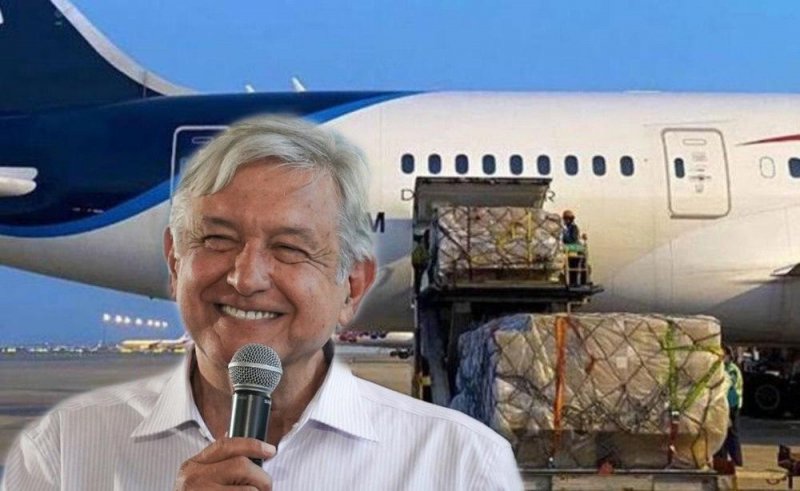 Séptimo AVIÓN cargado de INSUMOS médicos ya vuela a México desde Shangai