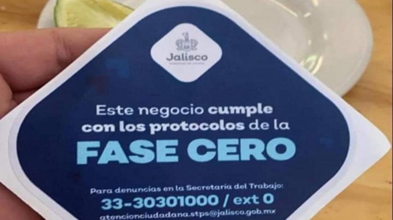 Clonan y VENDEN por internet calcomanías para REABRIR negocios en Jalisco