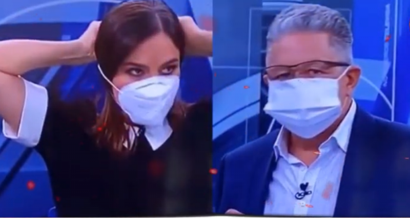 CONDUCTORES de Televisa hacen el RIDÍCULO tras “enseñar” como se usa el CUBREBOCAS