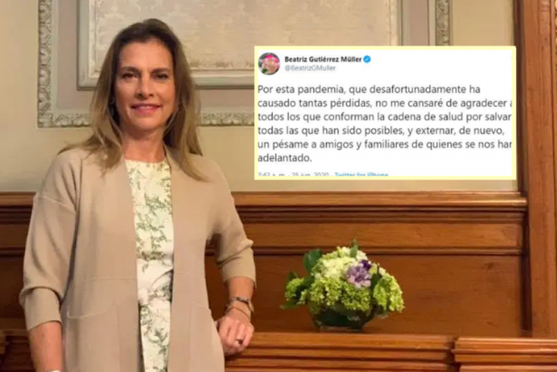 Beatriz Gutiérrez se SOLIDARIZA con familiares de quienes han muerto por COVID19 y manda pésame