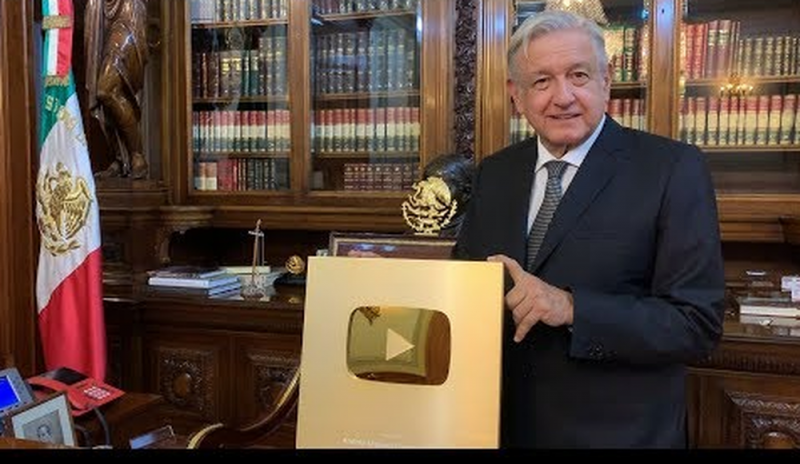 AMLO la rompe en You Tube y llega a los 2 MILLONES DE SUSCRIPTORES