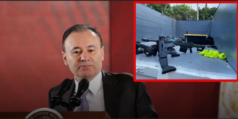 FGR ENCUENTRA camioneta con chalecos que usaron agresores de Harfuch