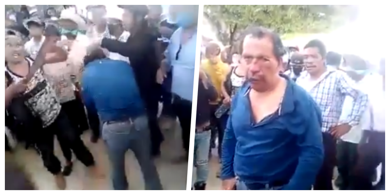 Pobladores LINCHAN a fumigador por creer que esparcía Covid-19