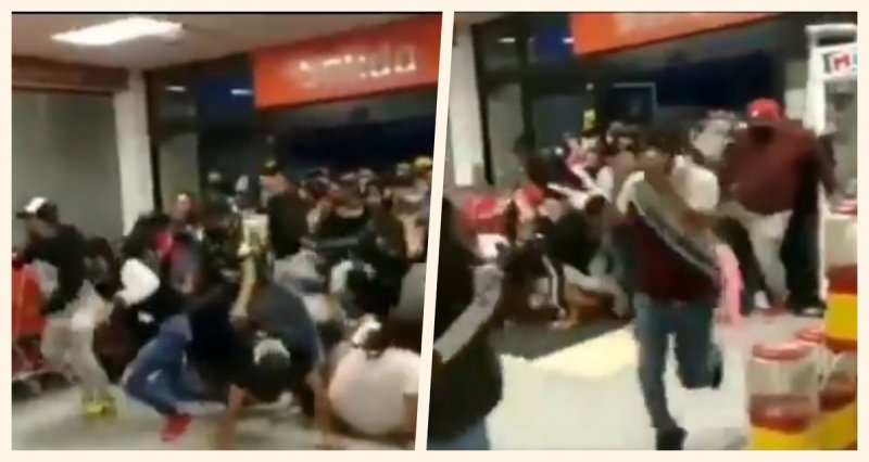 Descuentos en tienda provocan peligrosa ESTAMPIDA ¿y la sana distancia? (VIDEO)