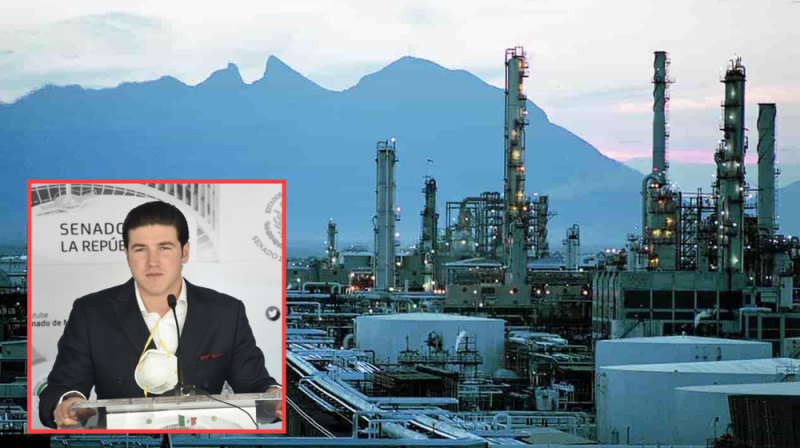 TRABAJADORES de PEMEX CORREN a Samuel García de Refinería Cadereyta por intentar CLAUSURARLA