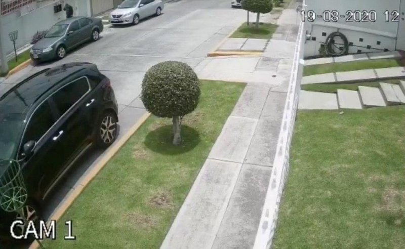 Captan momento que ASALTANTE termina mal tras HUIR de persecución 