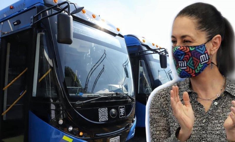 Da Sheinbaum banderazo de salida a 80 nuevos TROLEBUSES
