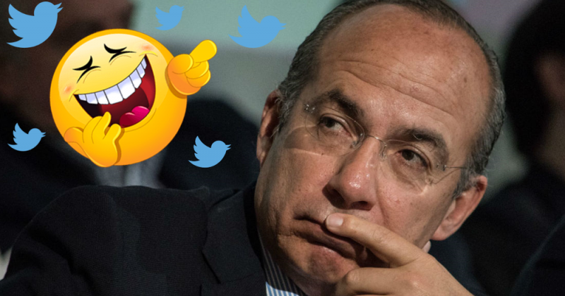 Usuarios se burlan de Calderón por asumirse como el gigante de la oposición de México