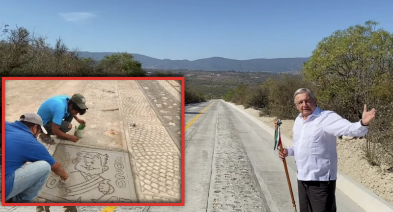 Los caminos rurales son OBRAS DE ARTE hechas por los mismos pobladores: AMLO