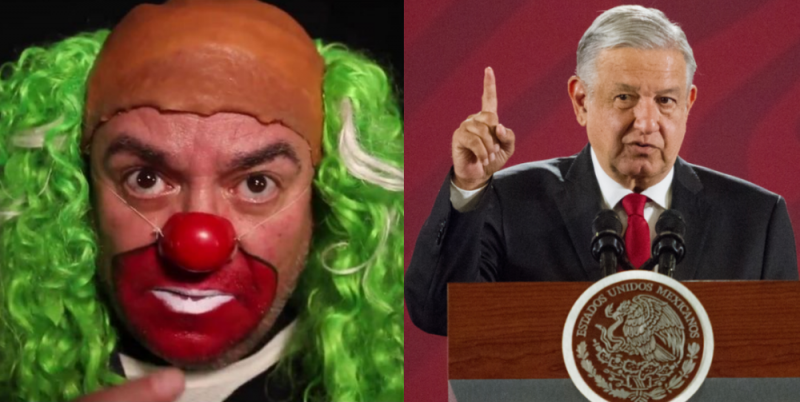 Brozo se defiende, dice no haber insultado a AMLO solo “lo ubico en su pobre condición humana” 