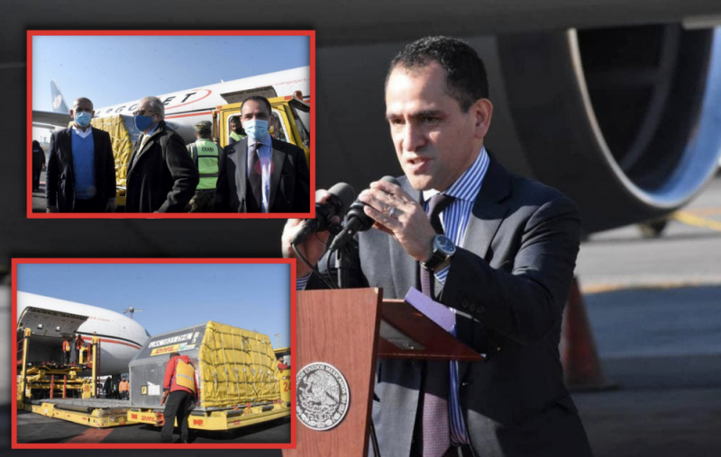 El Gobierno de México recibió este martes el sexto embarque de la farmacéutica Pfizer-BioNTech