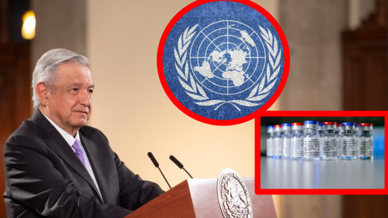 AMLO atiende reunión virtual con la ONU para compra de medicamentos.