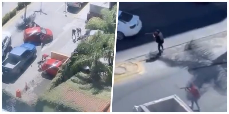 Estremece balacera en Zapopan por varios minutos; reportan dos heridos (VIDEOS)