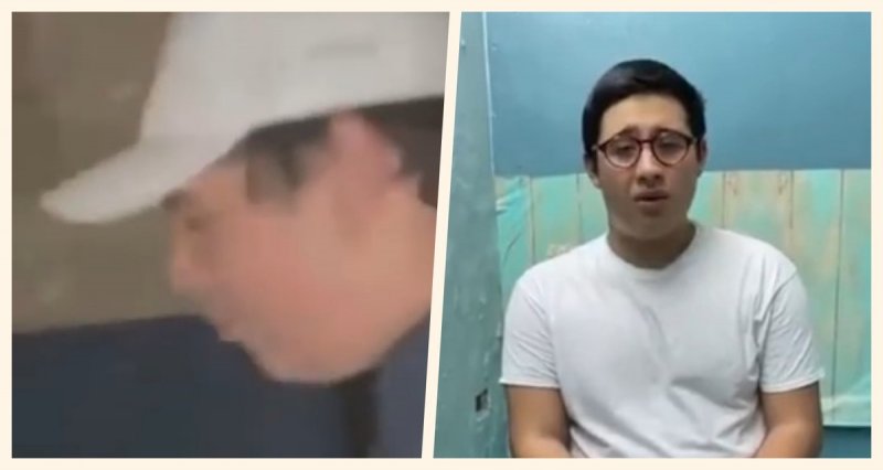 Joven se graba atacando por la espalda a una persona en situación de calle; las redes piden castigo